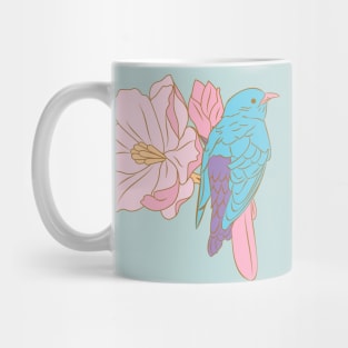 Bird and flowers Mug